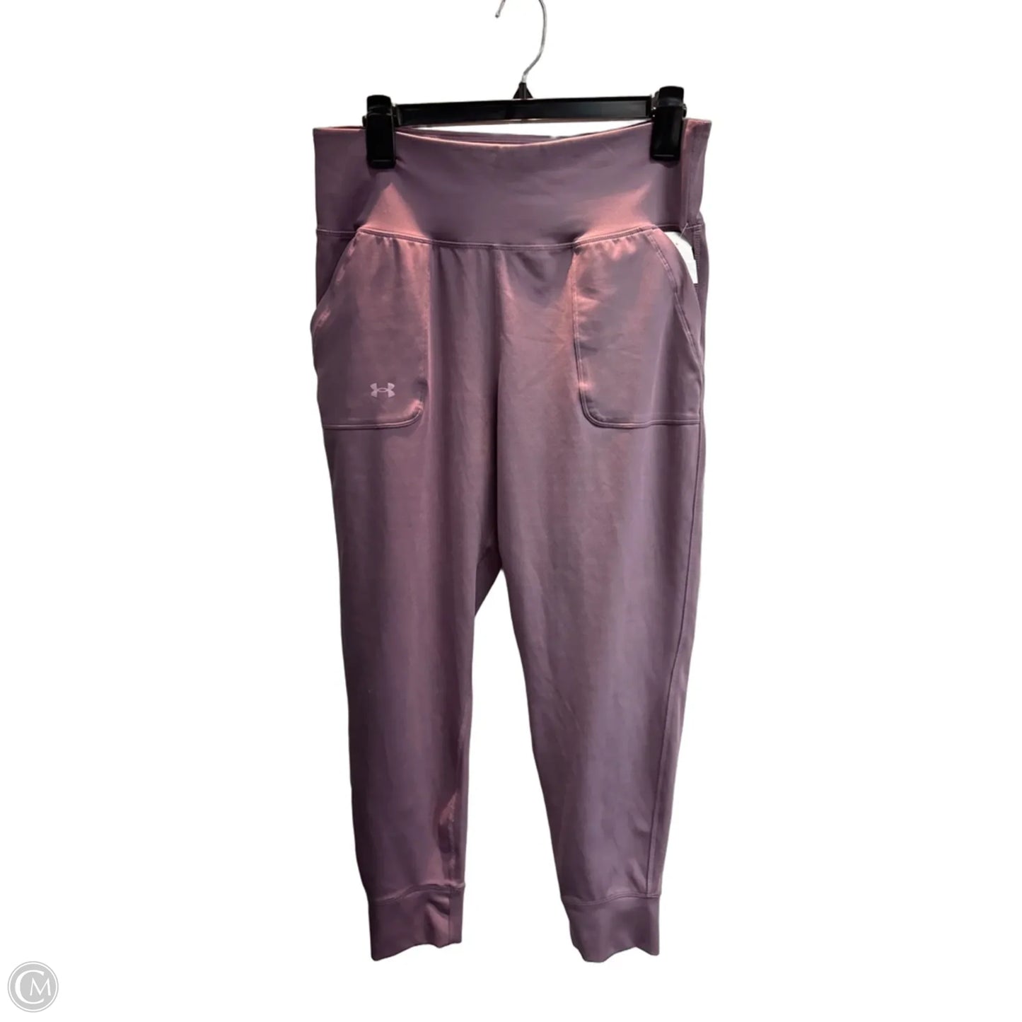 Athletic Pants By Under Armour In Purple, Size: L