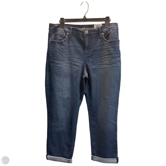 Jeans Cropped By Style And Co Collection Women In Blue, Size: 14