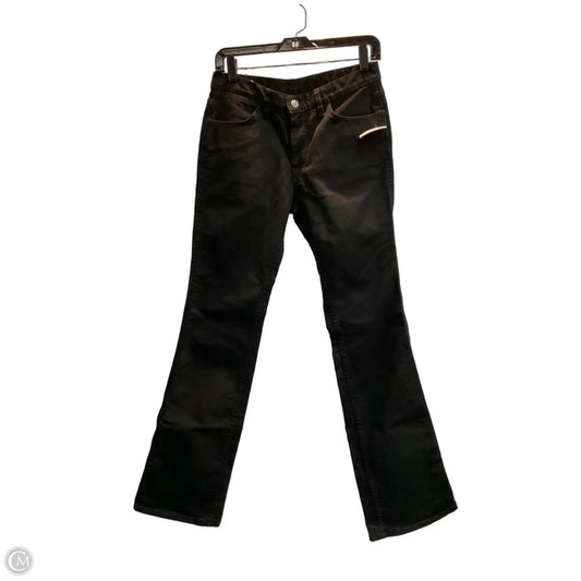 Jeans Boot Cut By Lacoste In Black, Size: 8