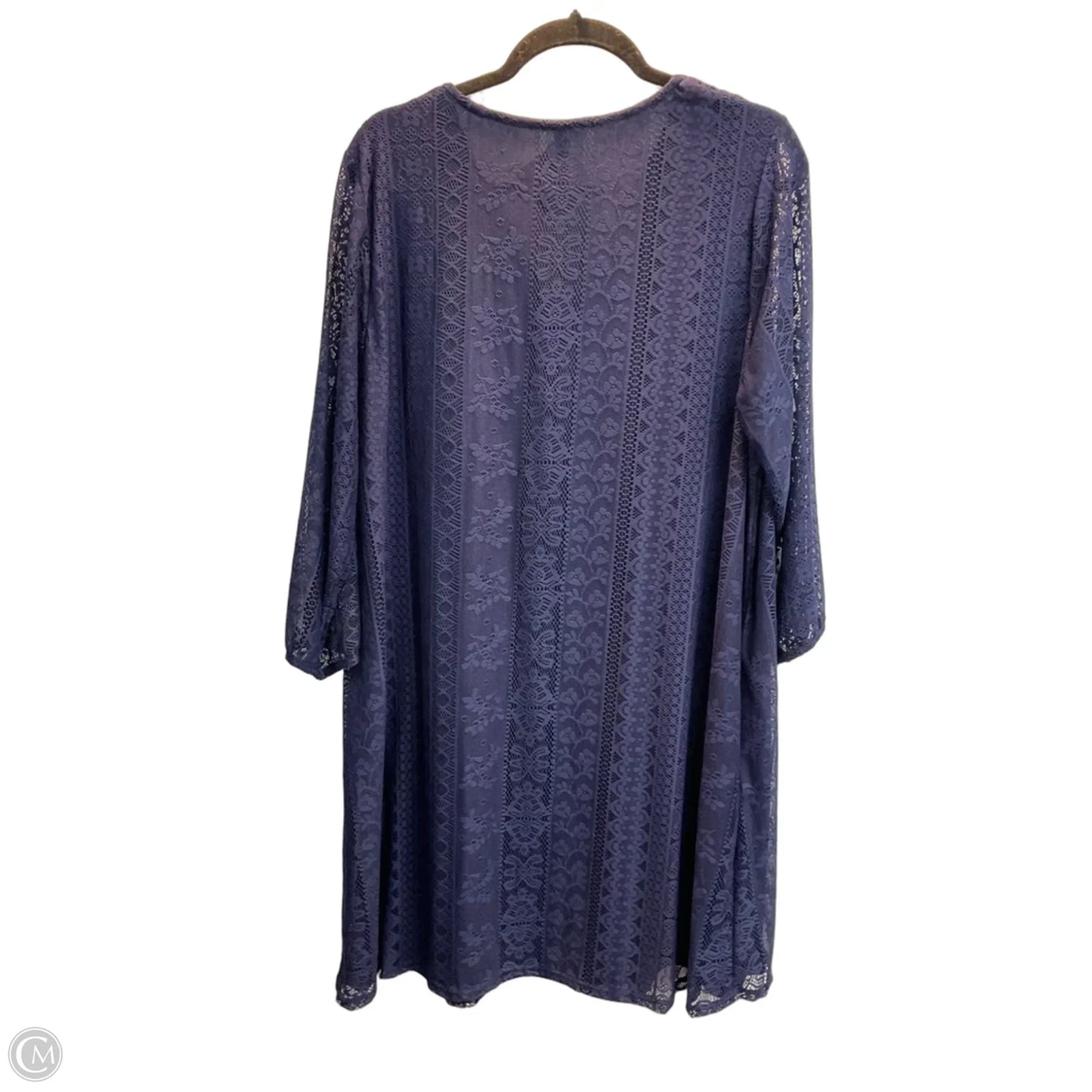 Dress Party Midi By Xhilaration In Navy, Size: 1x