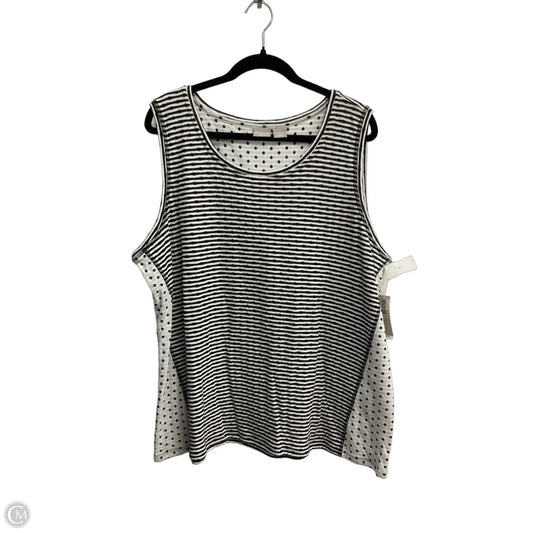 Tank Top By Chicos In Striped Pattern, Size: Xxl