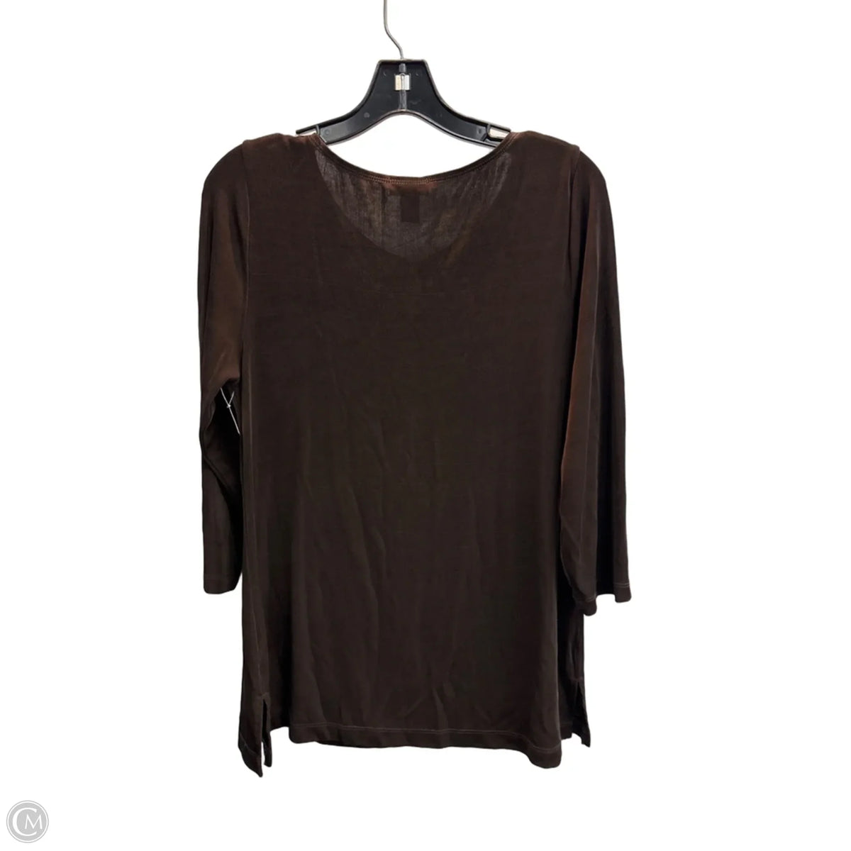 Tunic 3/4 Sleeve By Chicos In Brown, Size: S