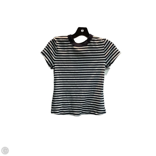 Top Short Sleeve Basic By Old Navy In Striped Pattern, Size: S