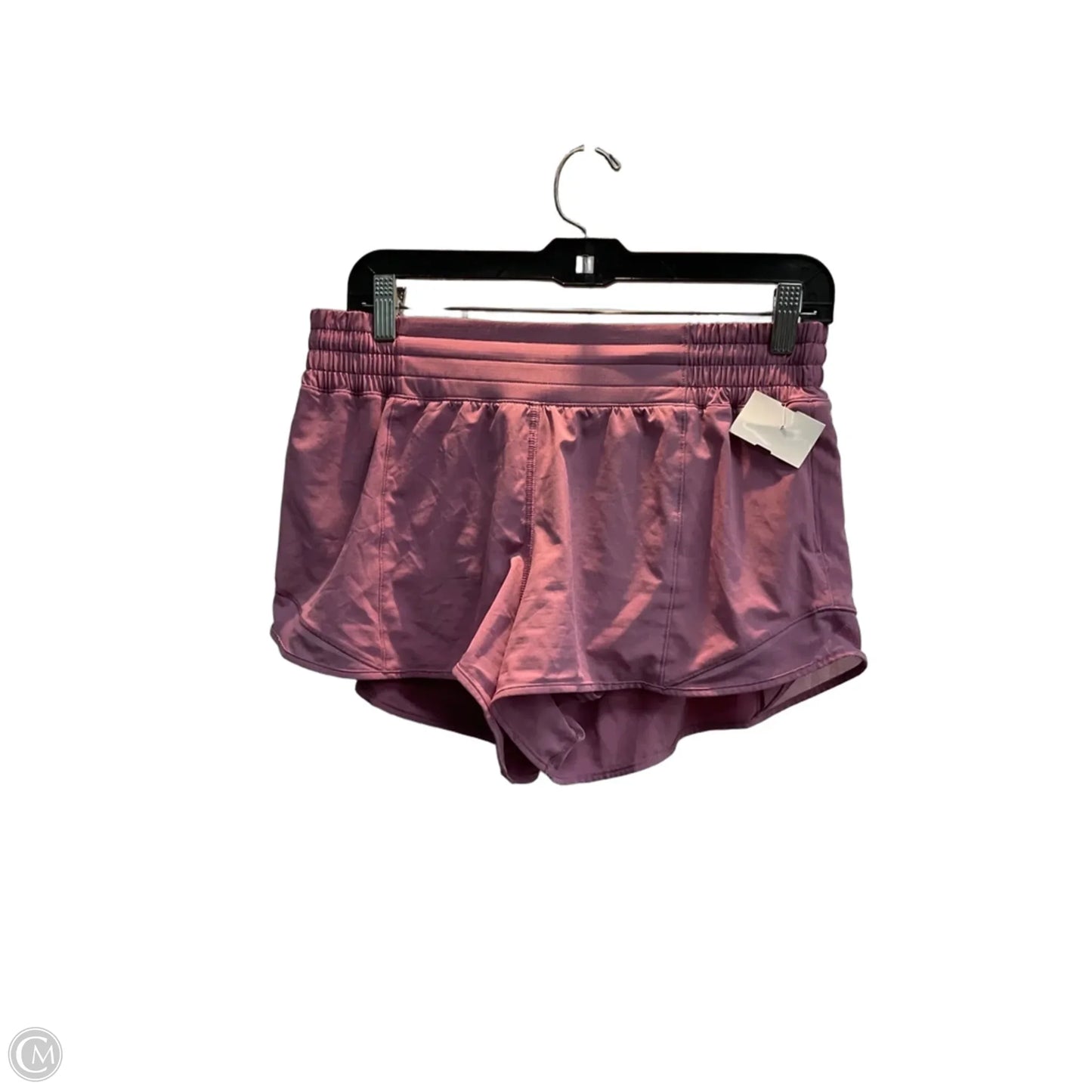 Athletic Shorts By Lululemon In Pink, Size: 8