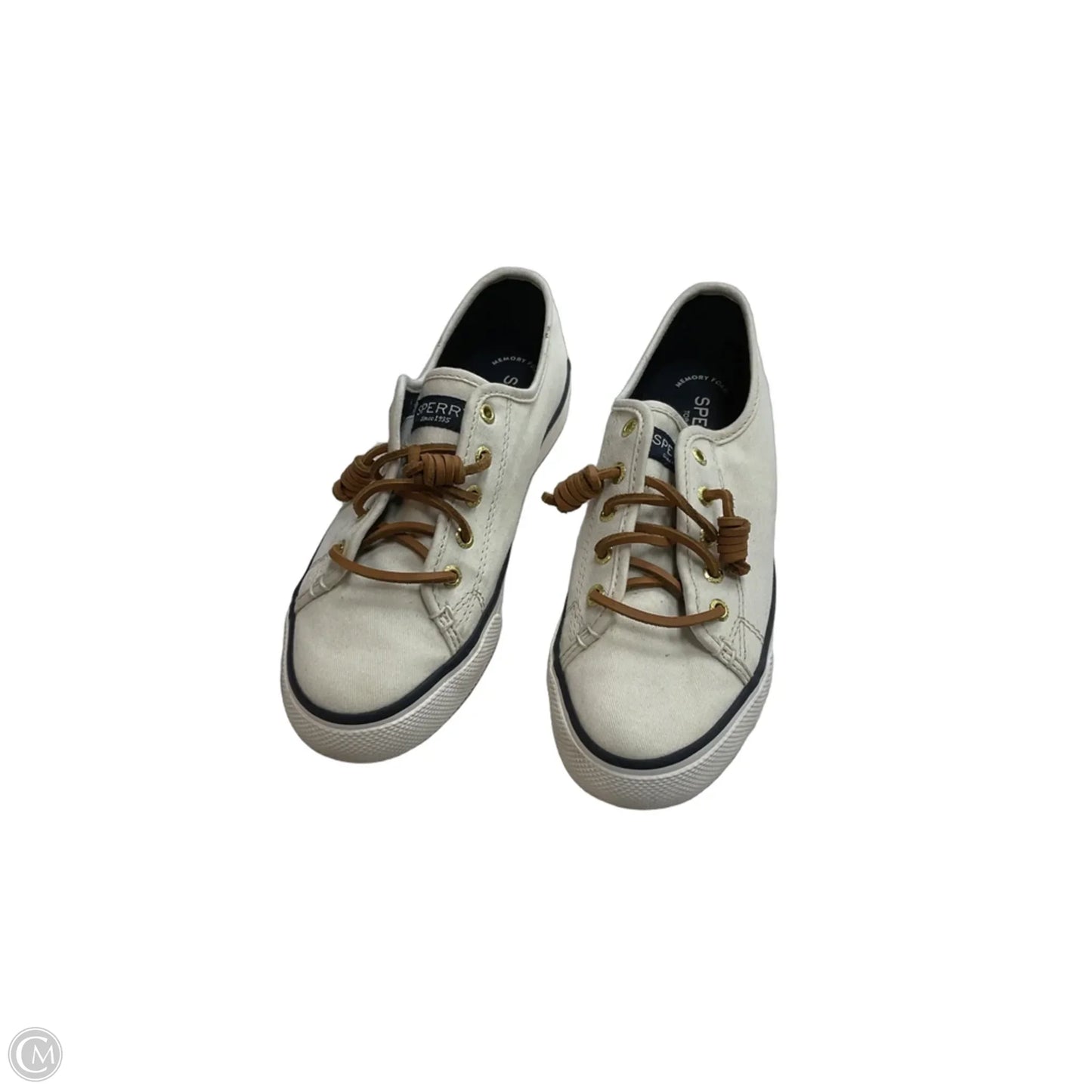 Shoes Athletic By Sperry In White, Size: 6