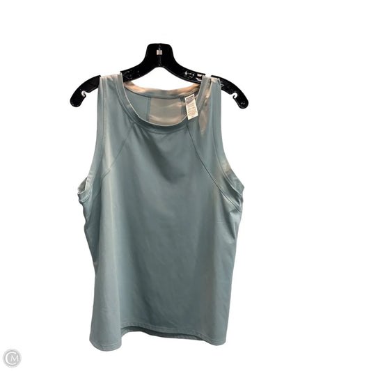 Athletic Tank Top By Rbx In Aqua, Size: Xl
