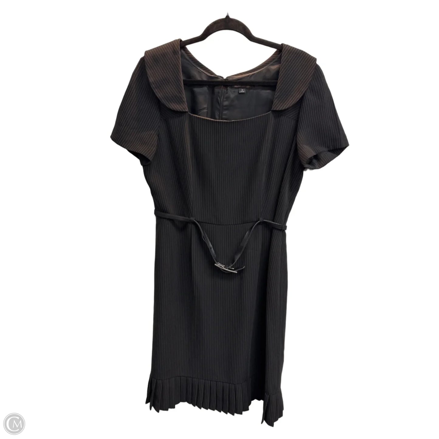 Dress Work By Tahari In Striped Pattern, Size: 14