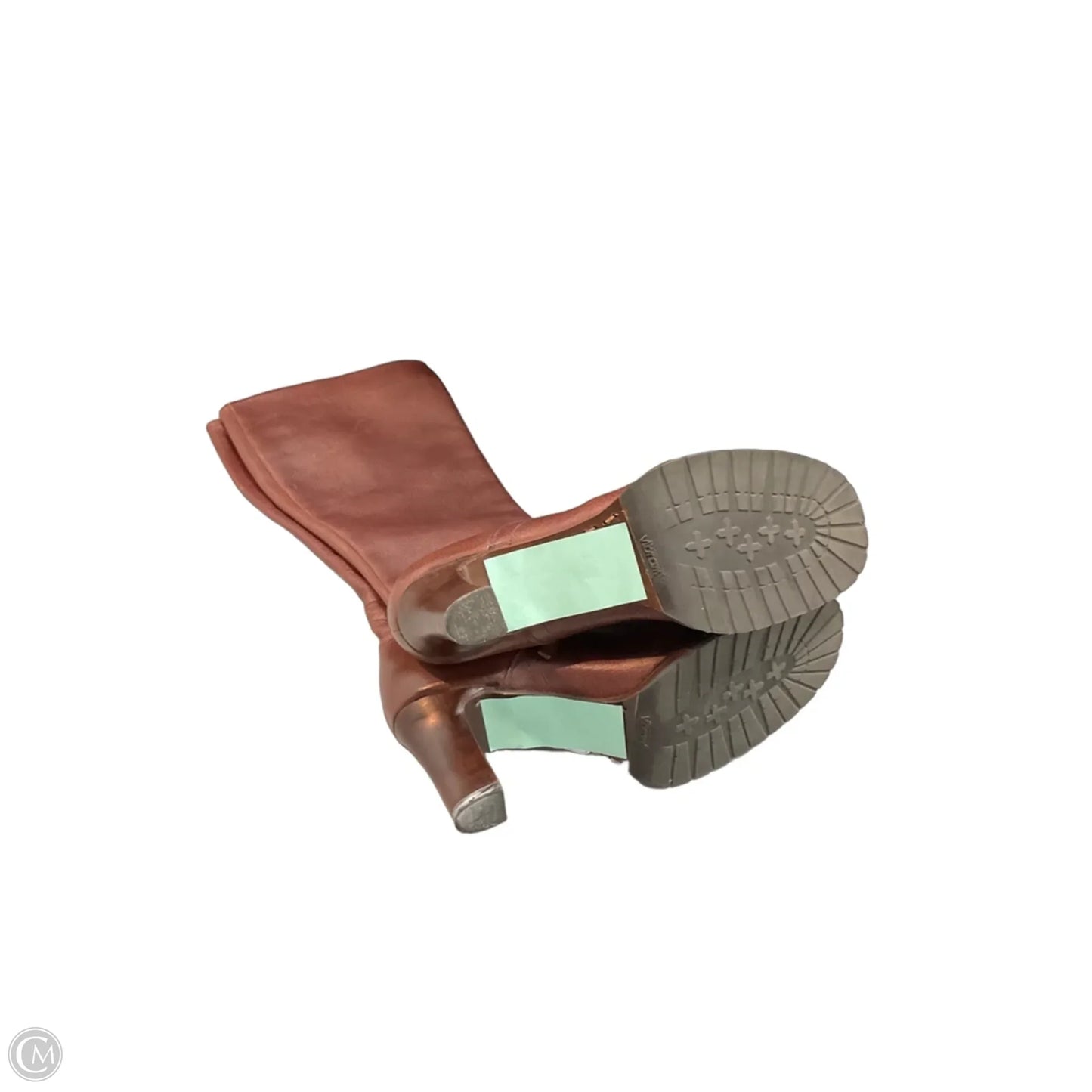 Boots Knee Heels By Cole-haan In Brown, Size: 6.5