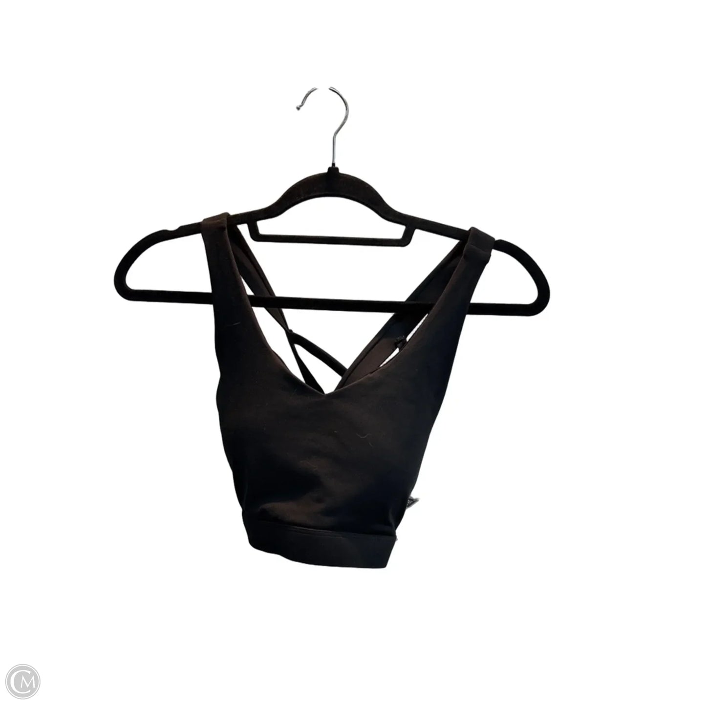 Athletic Bra By Clothes Mentor In Black, Size: M