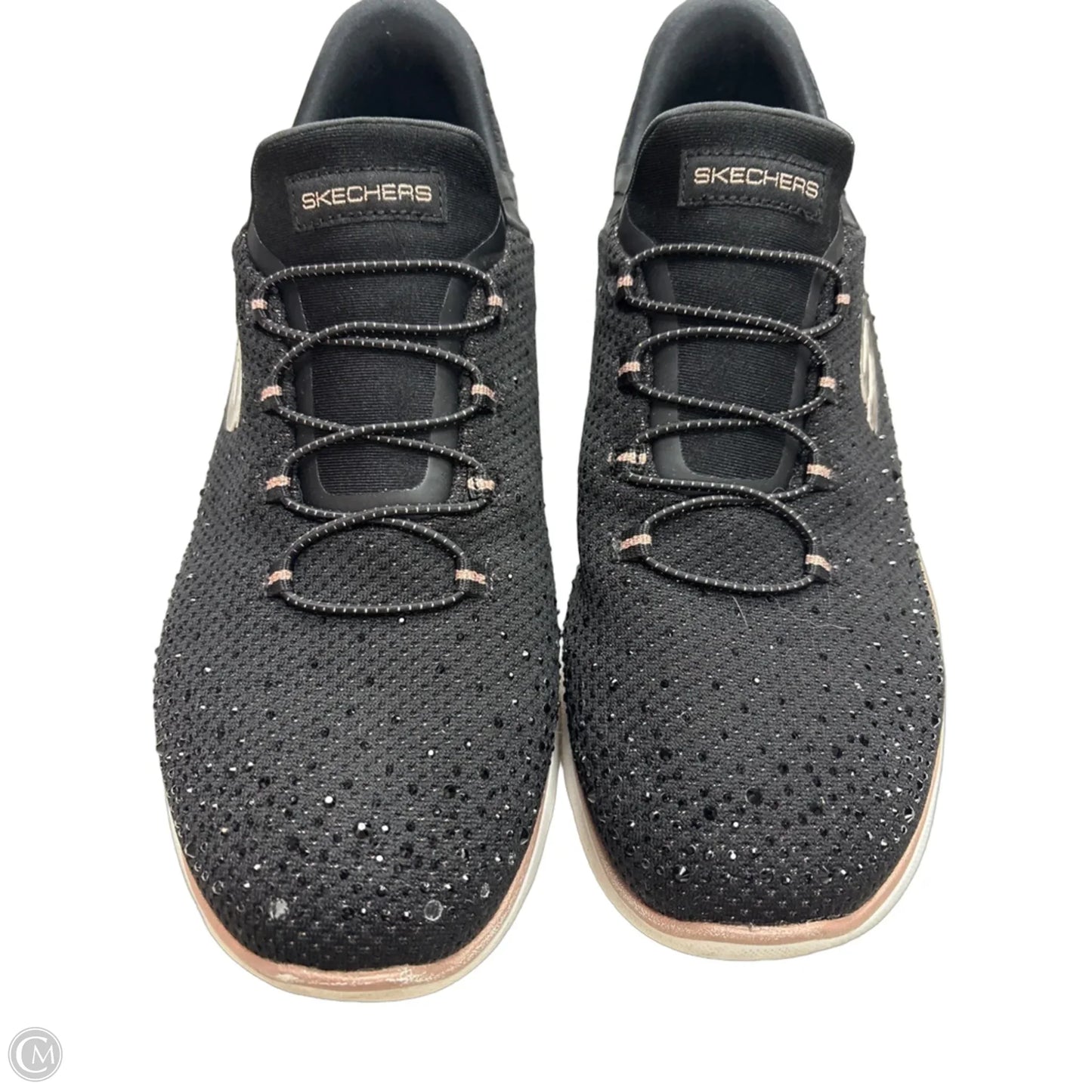 Shoes Athletic By Skechers In Black, Size: 10