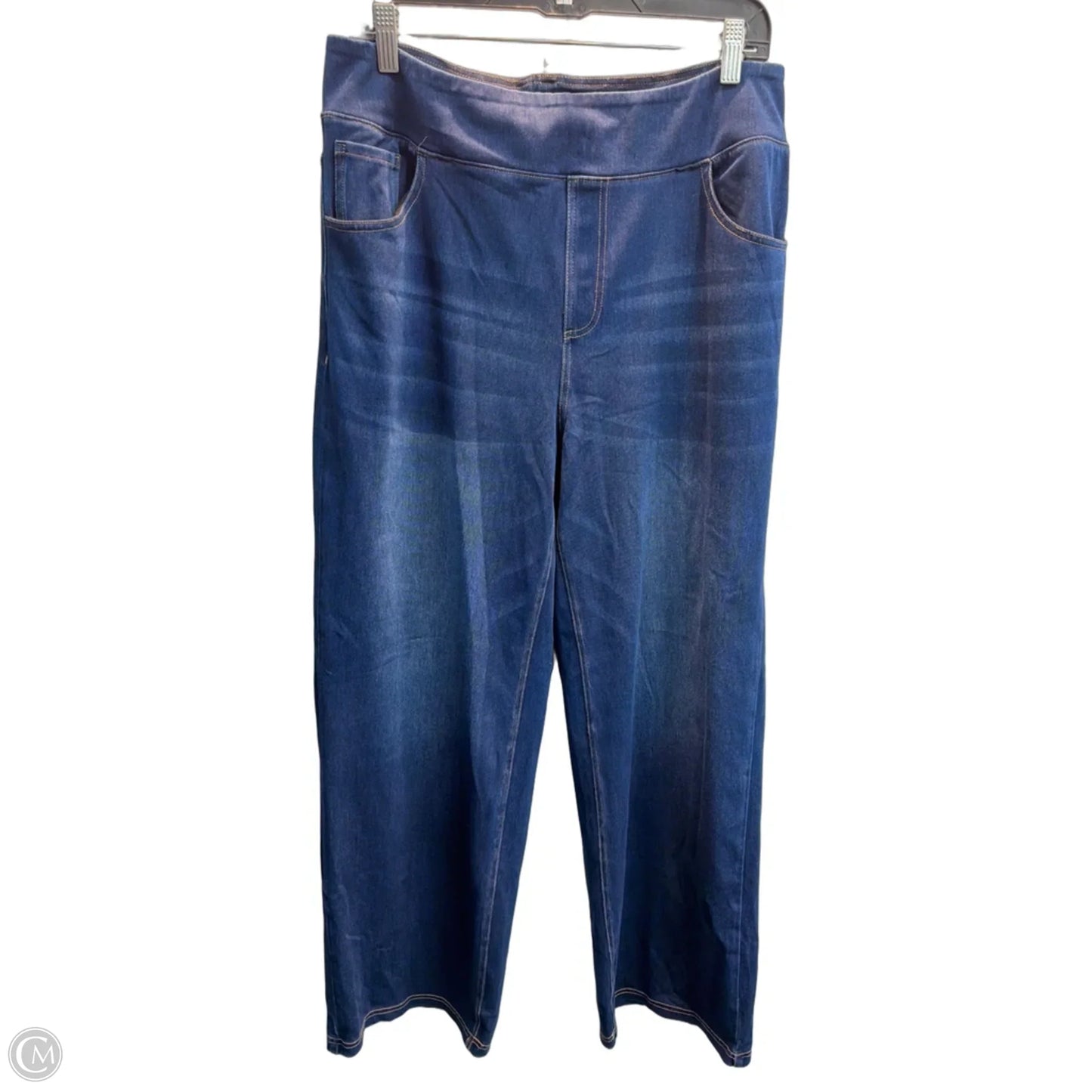 Jeans Wide Leg By Clothes Mentor In Blue, Size: Xl