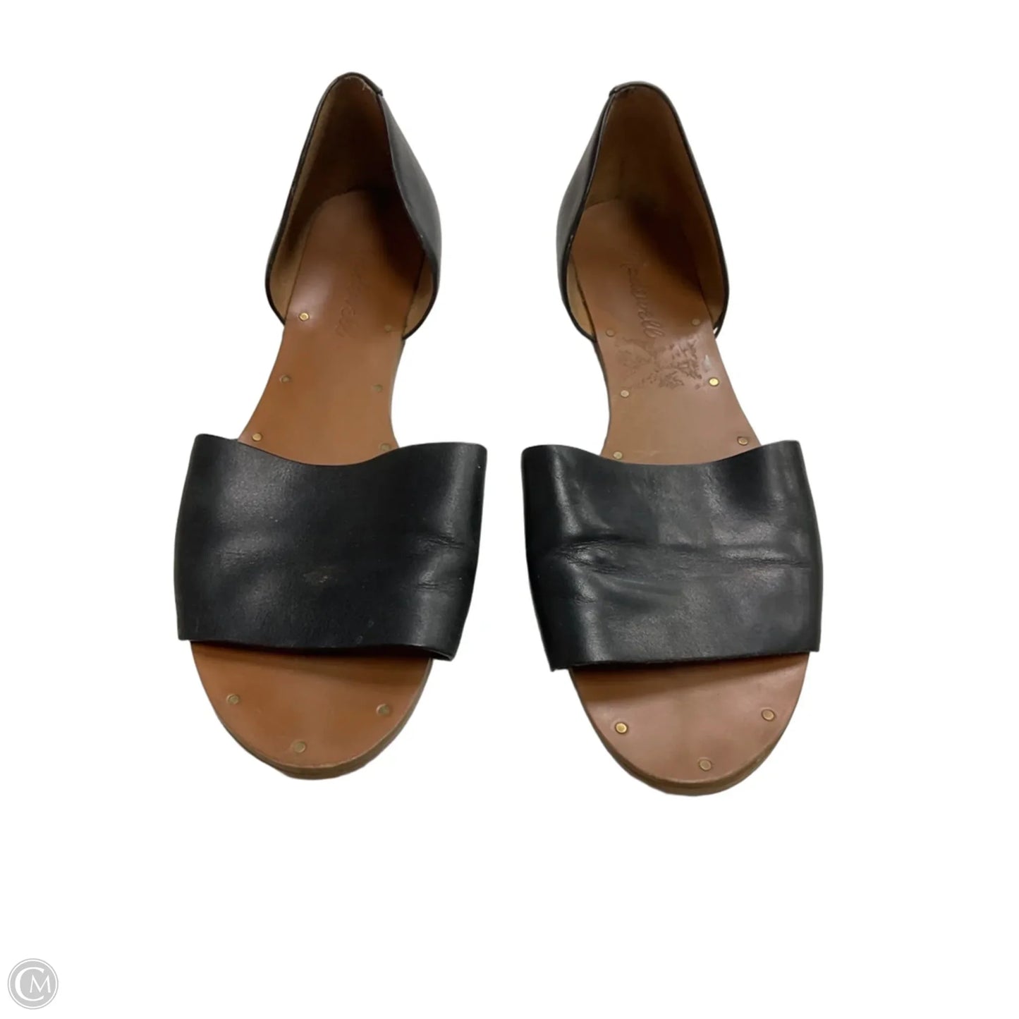 Sandals Flats By Madewell In Black, Size: 6.5