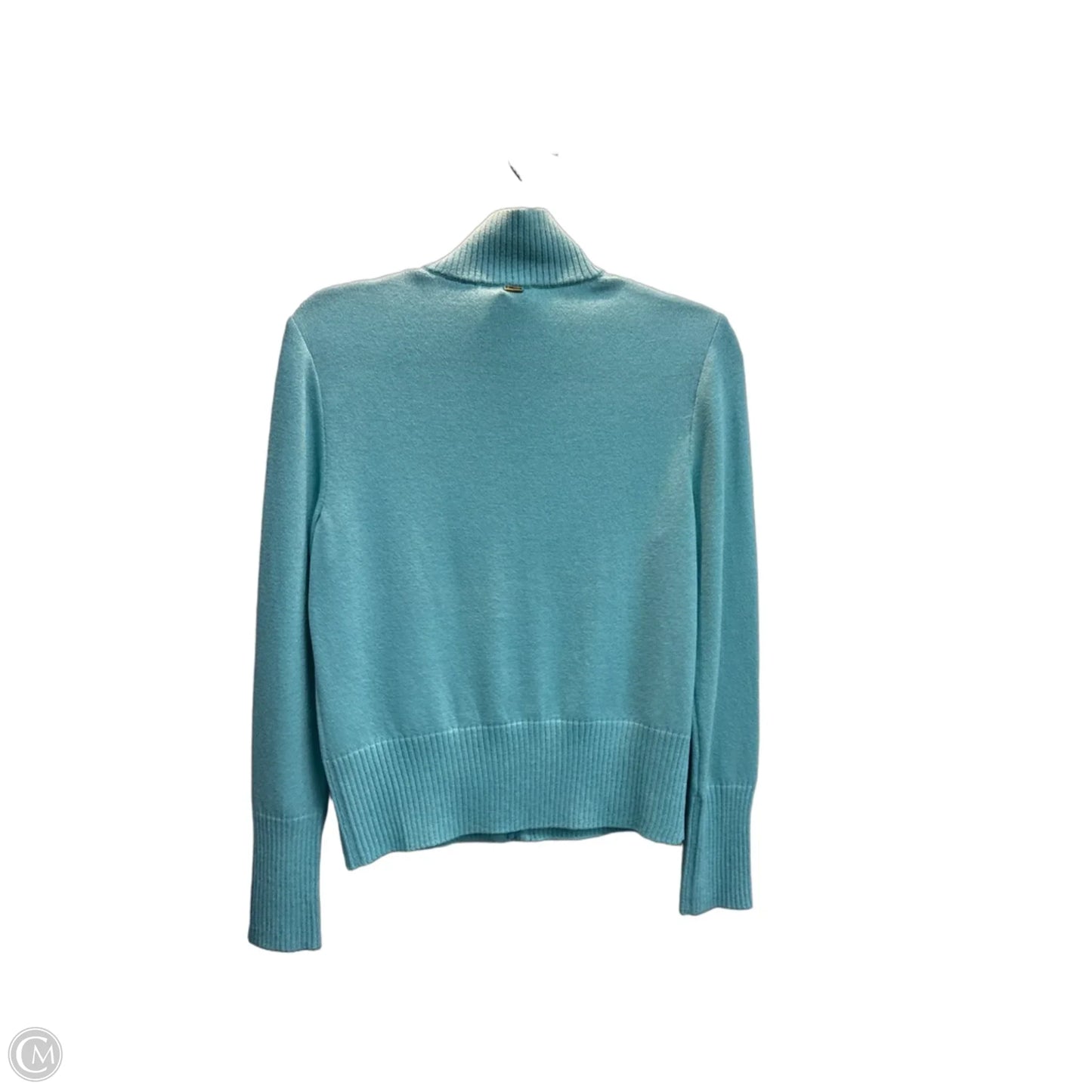 Sweater Designer By St. John In Aqua, Size: Sp