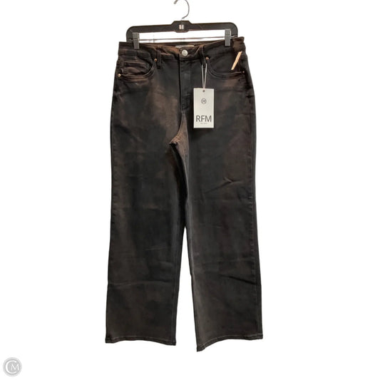 Jeans Wide Leg By Clothes Mentor In Black, Size: 12