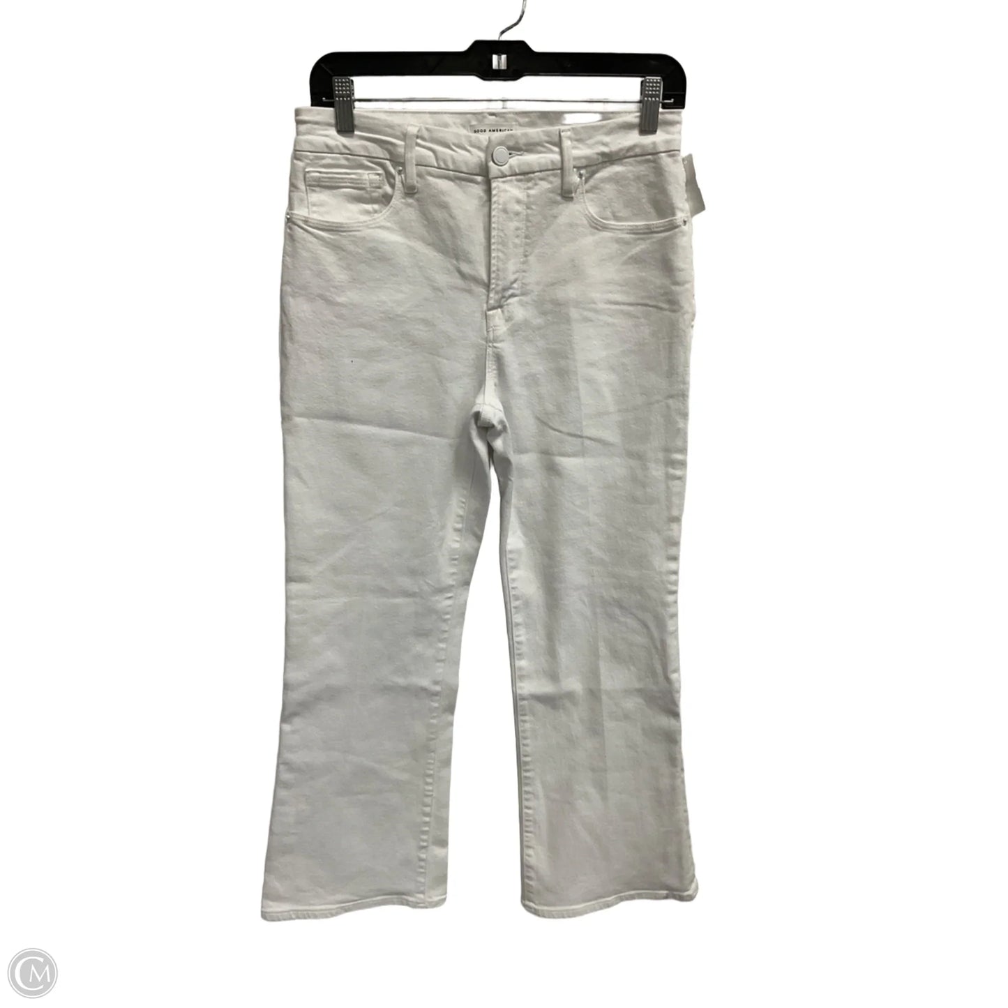 Jeans Boot Cut By Good American In White, Size: 8