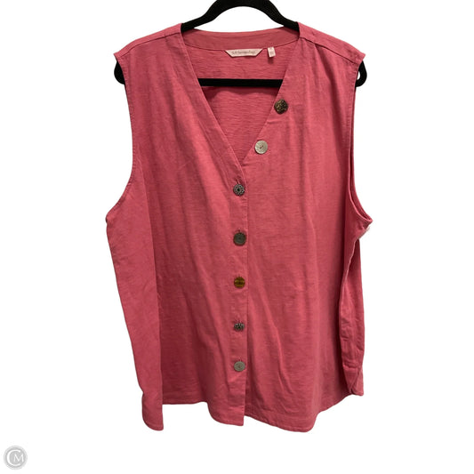 Vest Other By Soft Surroundings In Pink, Size: 2x