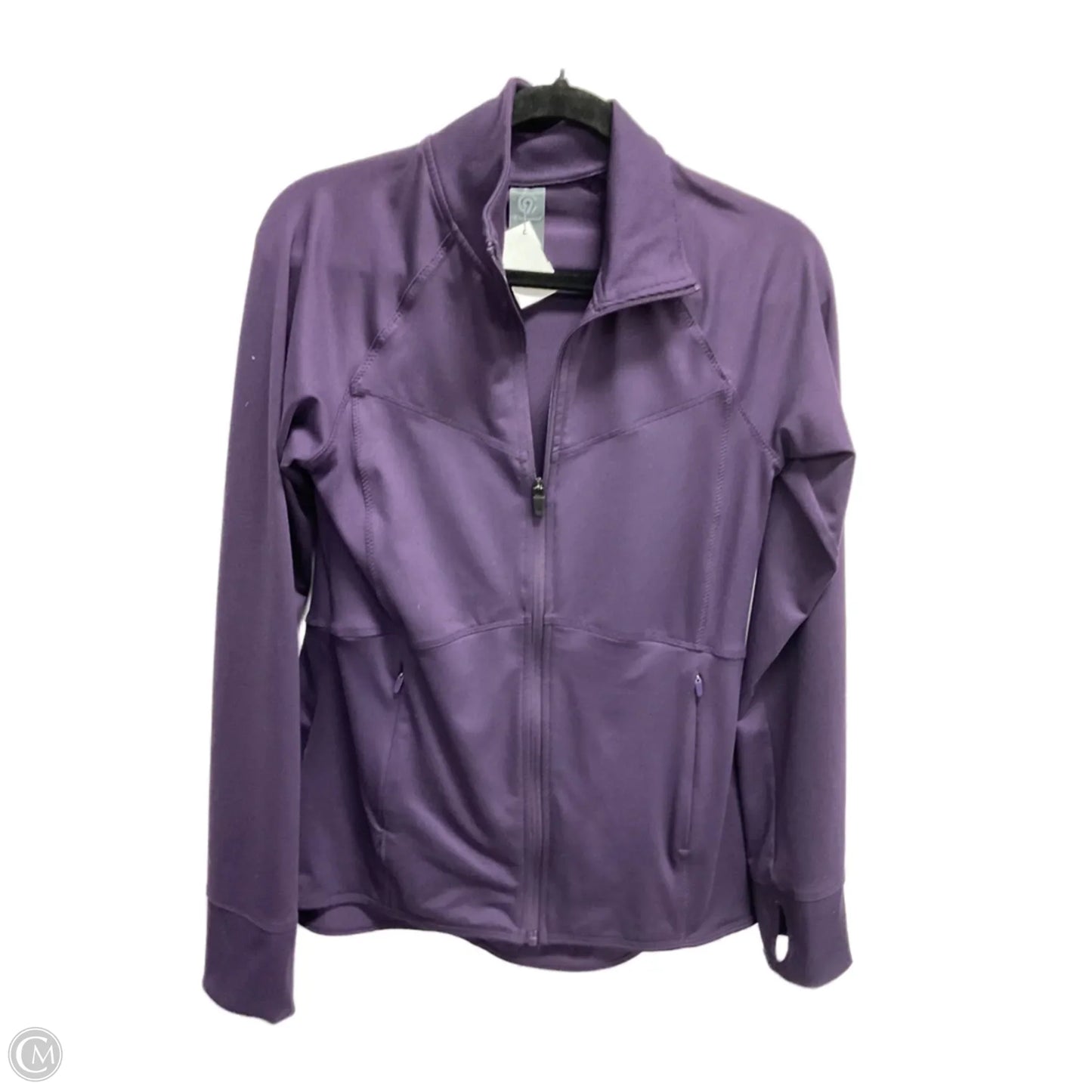 Athletic Jacket By Champion In Purple, Size: M