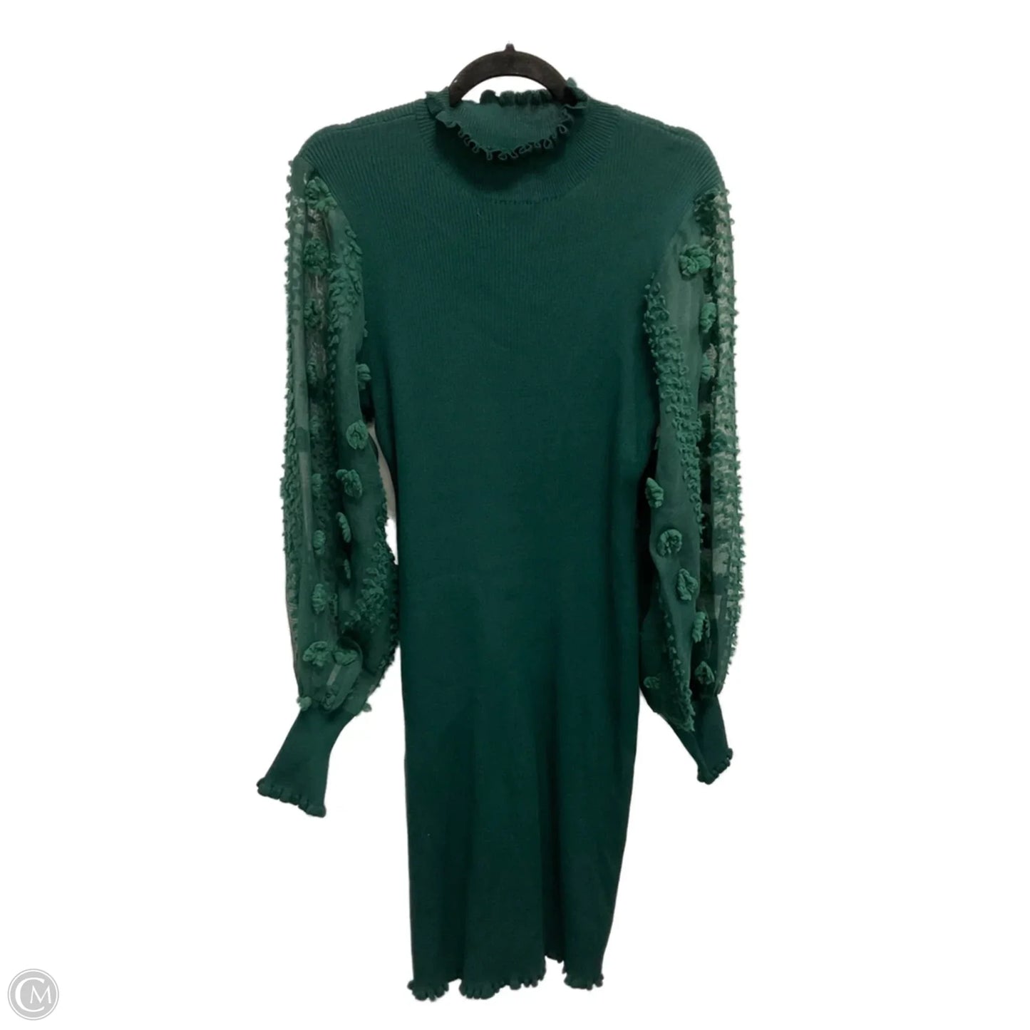 Dress Casual Midi By Almost Famous In Green, Size: 3x