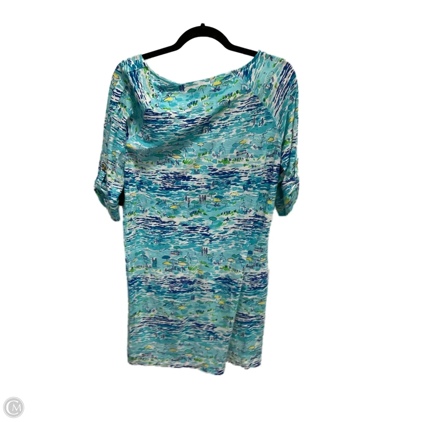 Dress Designer By Lilly Pulitzer In Aqua, Size: S