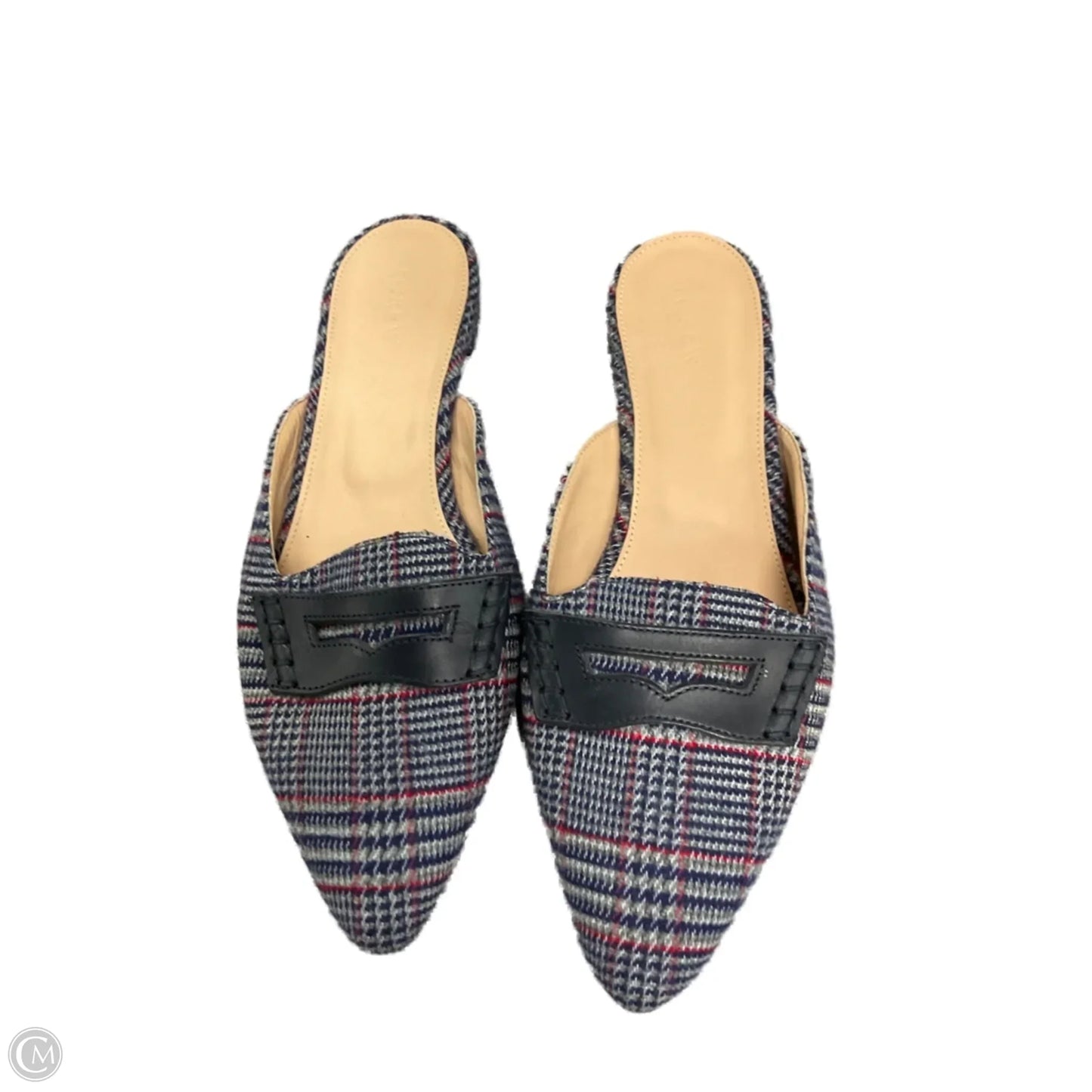 Shoes Flats By J. Crew In Plaid Pattern, Size: 9