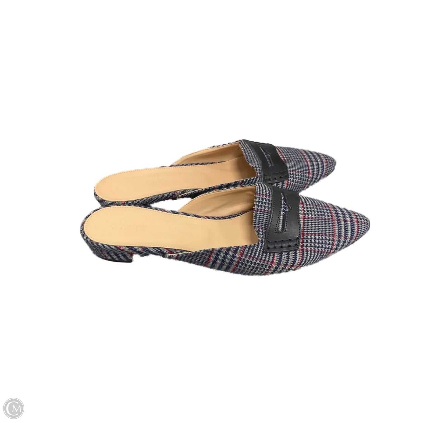 Shoes Flats By J. Crew In Plaid Pattern, Size: 9