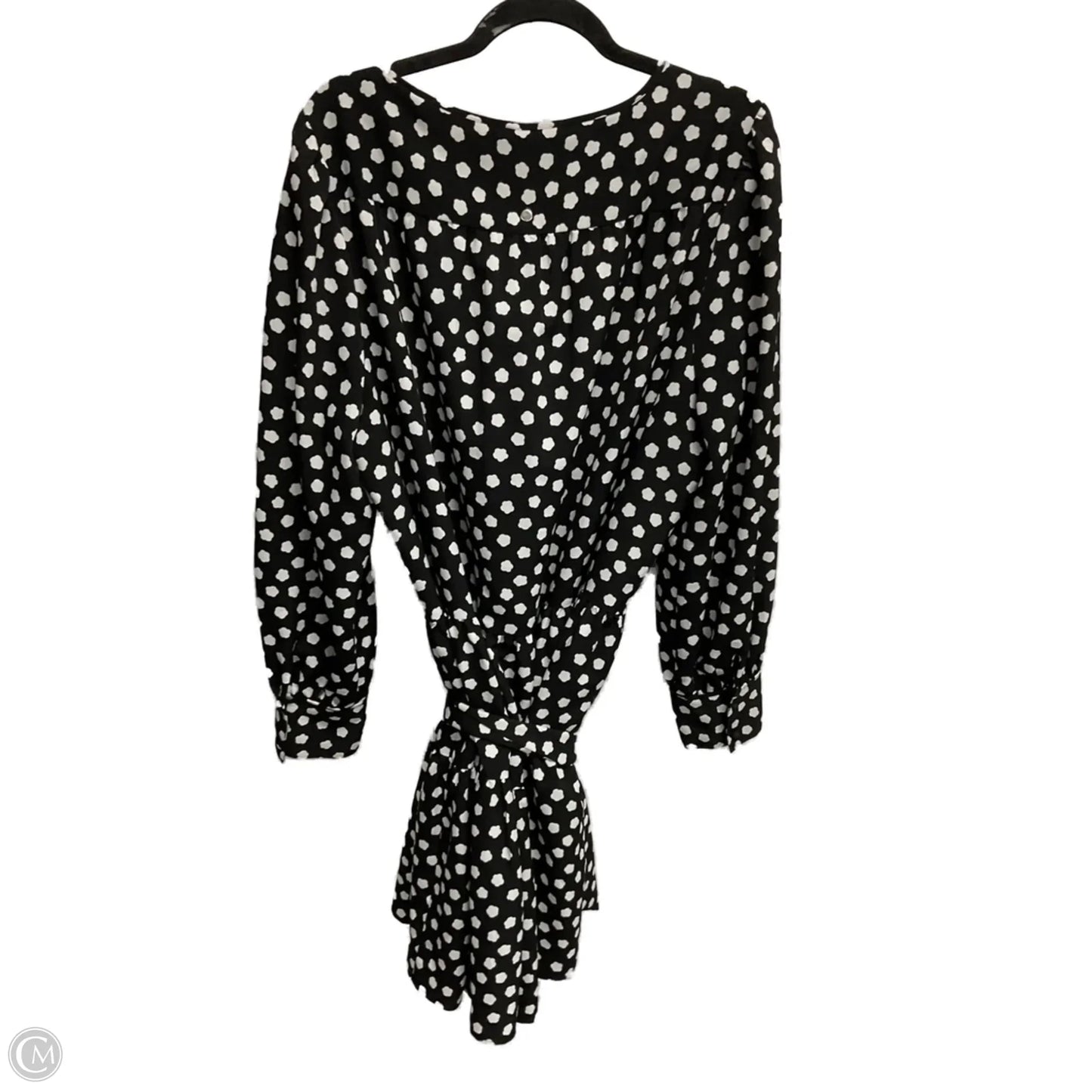 Dress Designer By Kate Spade In Black & Cream, Size: Xxl