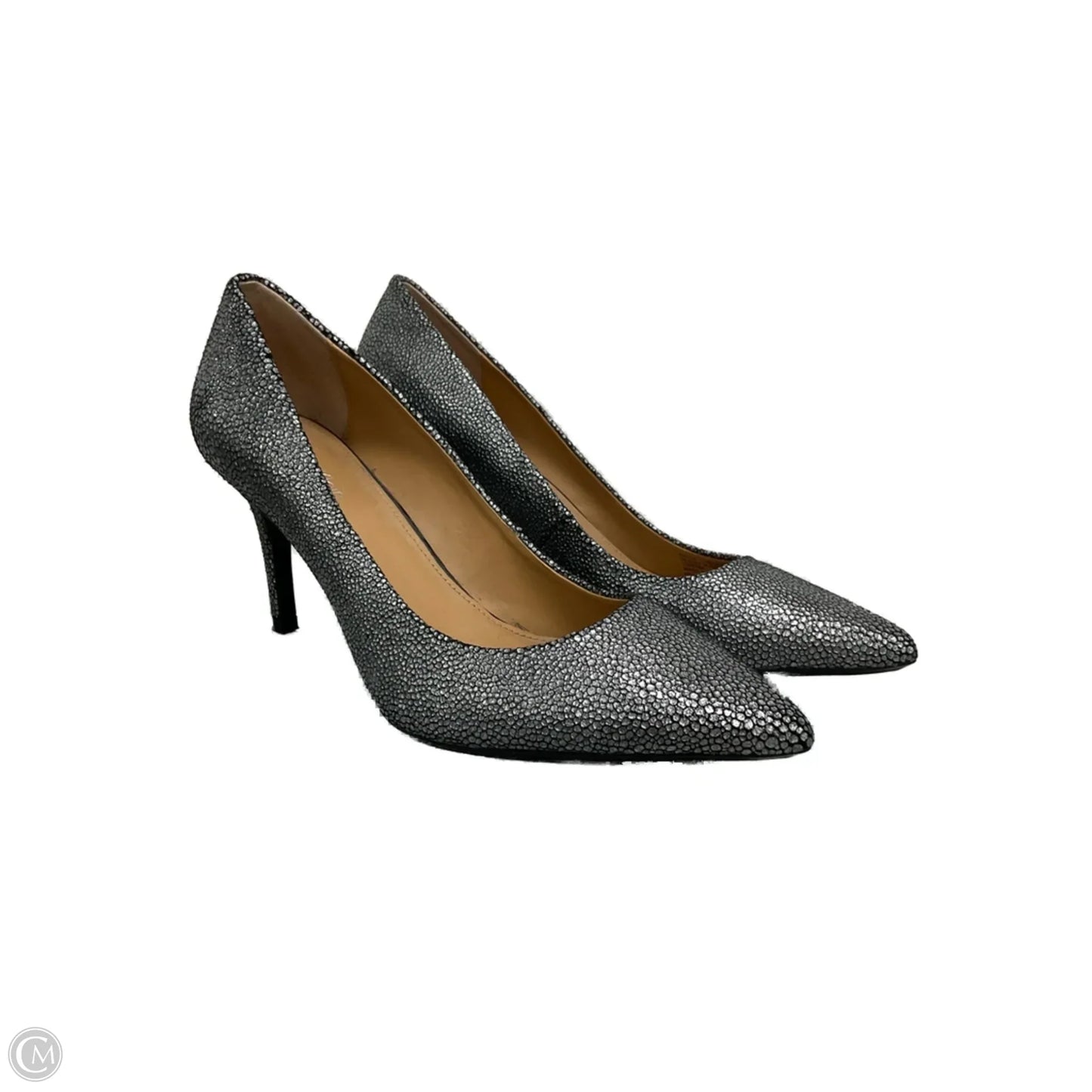 Shoes Heels Kitten By Calvin Klein In Grey, Size: 6.5