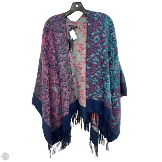 Poncho By Mix It In Paisley Print, Size: 0