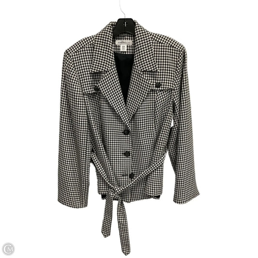 Blazer By Jones And Co In Black & Cream, Size: 18