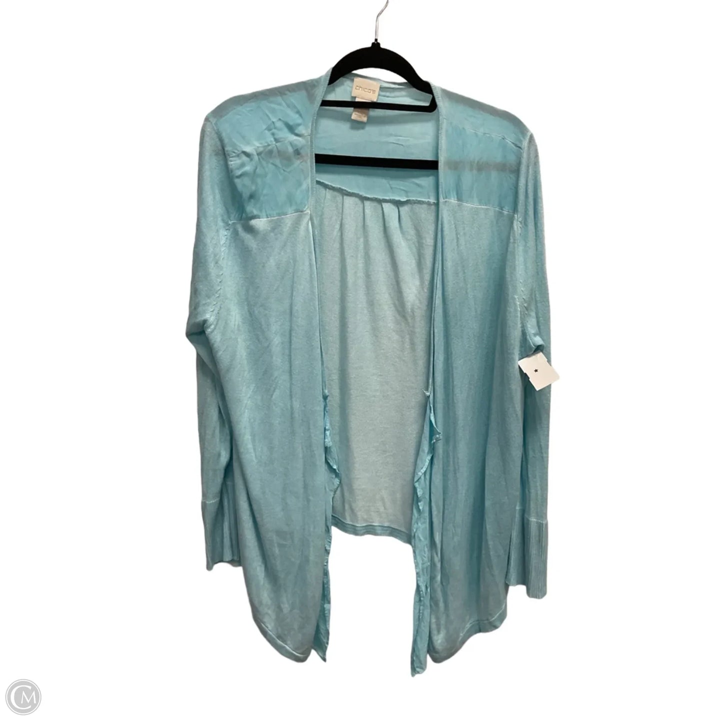 Cardigan By Chicos In Blue, Size: Xl