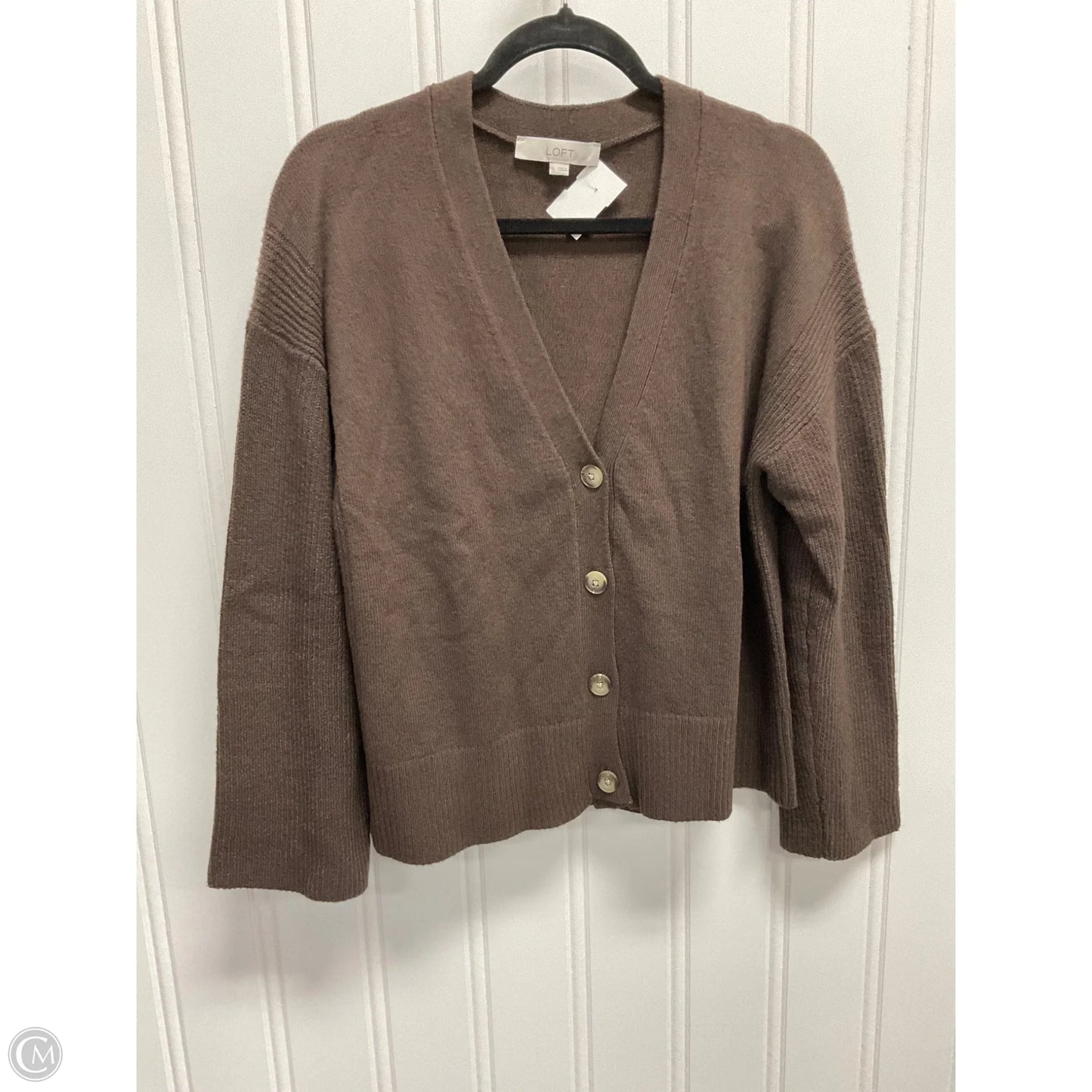 Cardigan By Loft In Brown, Size: L