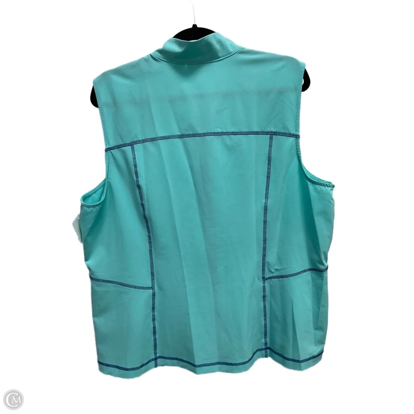 Vest Other By Chicos In Aqua, Size: Xxl