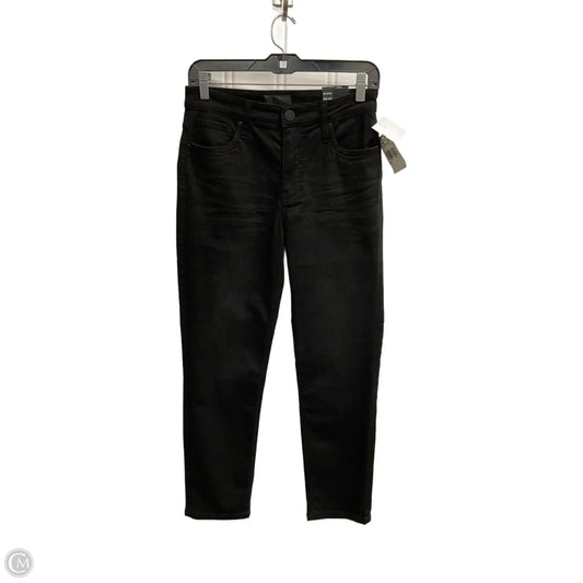 Jeans Straight By Kut In Black, Size: 2