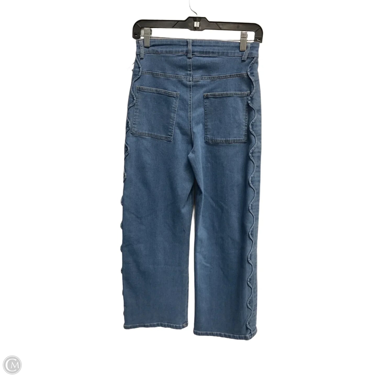 Jeans Wide Leg By Entro In Blue, Size: S