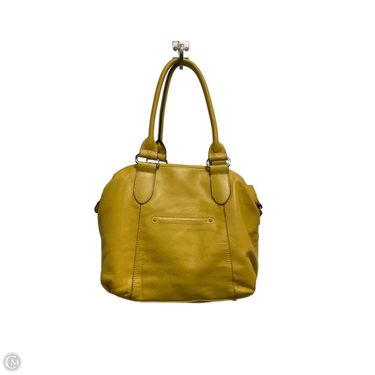 Handbag Leather By B. Makowsky, Size: Medium