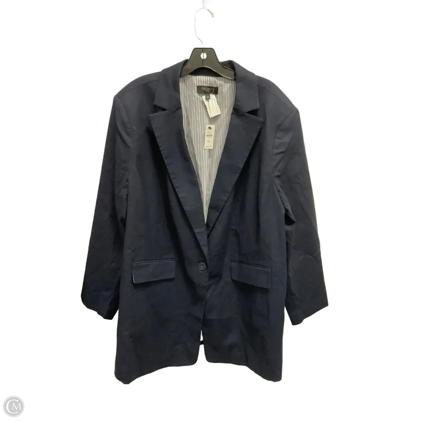 Blazer By Talbots In Navy, Size: 18