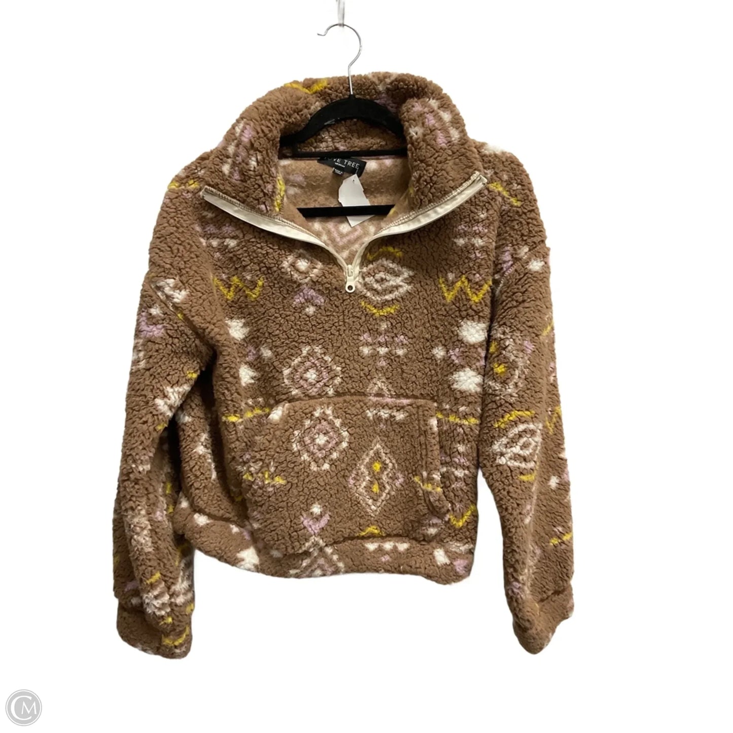 Athletic Fleece By Love Tree In Beige, Size: M