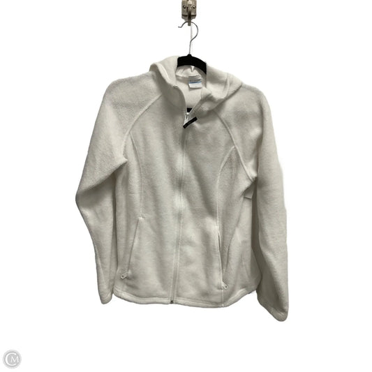 Jacket Fleece By Columbia In White, Size: M