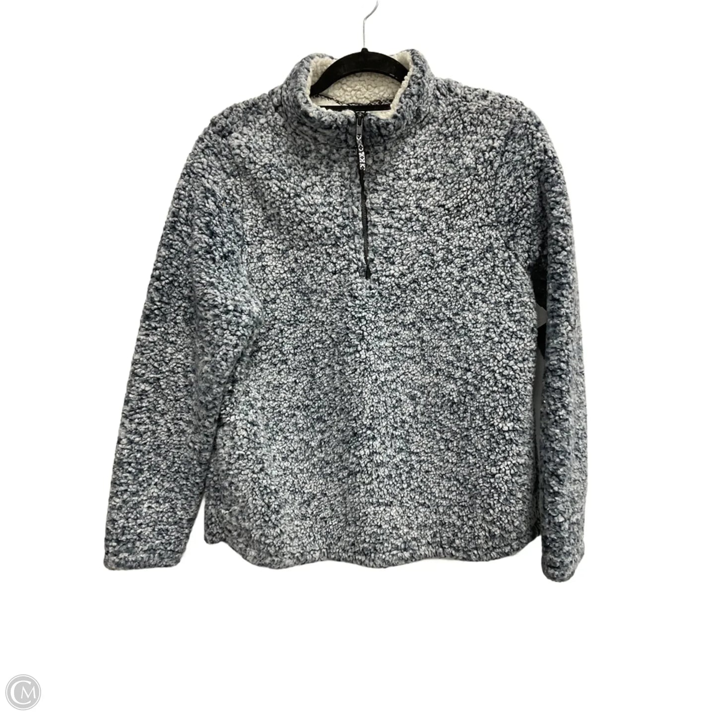 Jacket Fleece By Time And Tru In Blue, Size: L