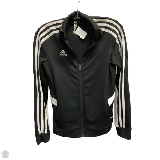 Athletic Jacket By Adidas In Black, Size: Xs