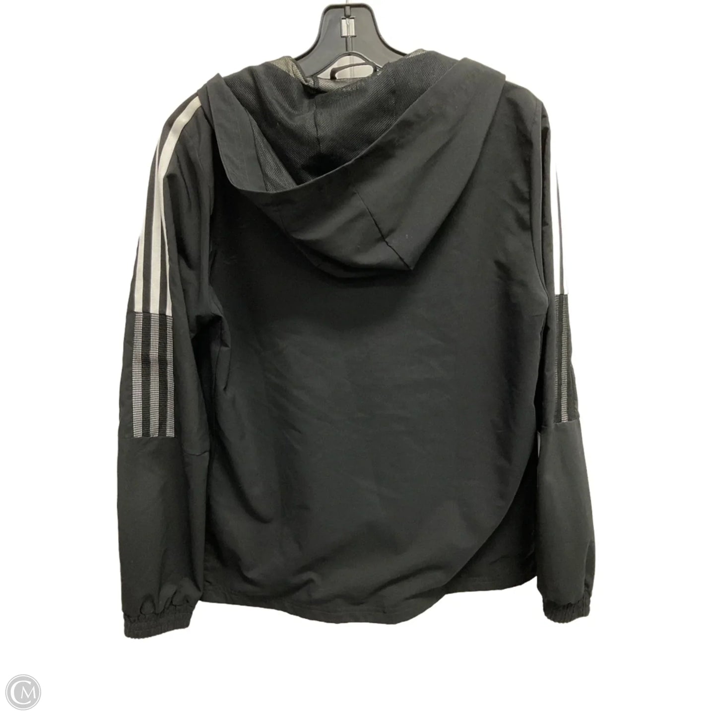 Athletic Jacket By Adidas In Black, Size: S