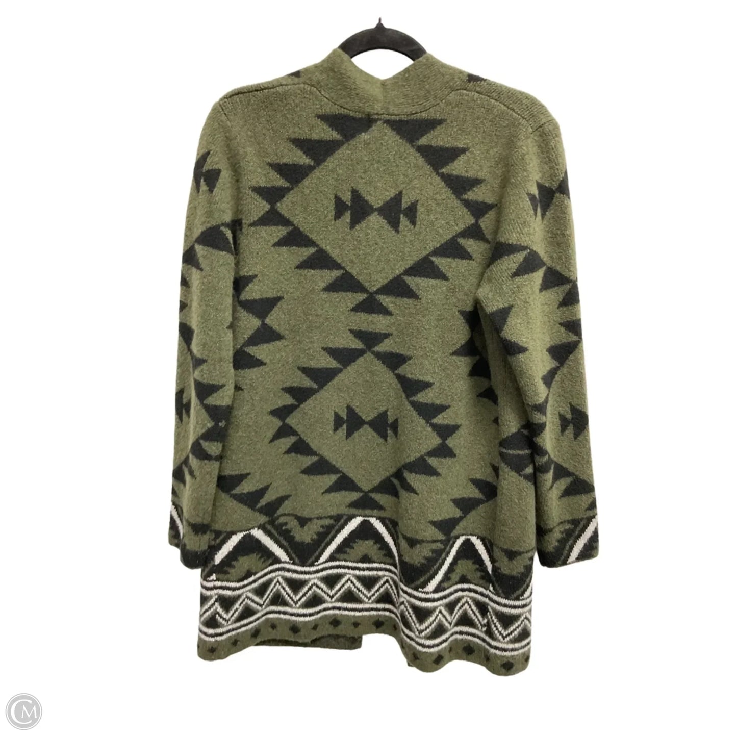 Sweater Cardigan By Frye In Green, Size: M