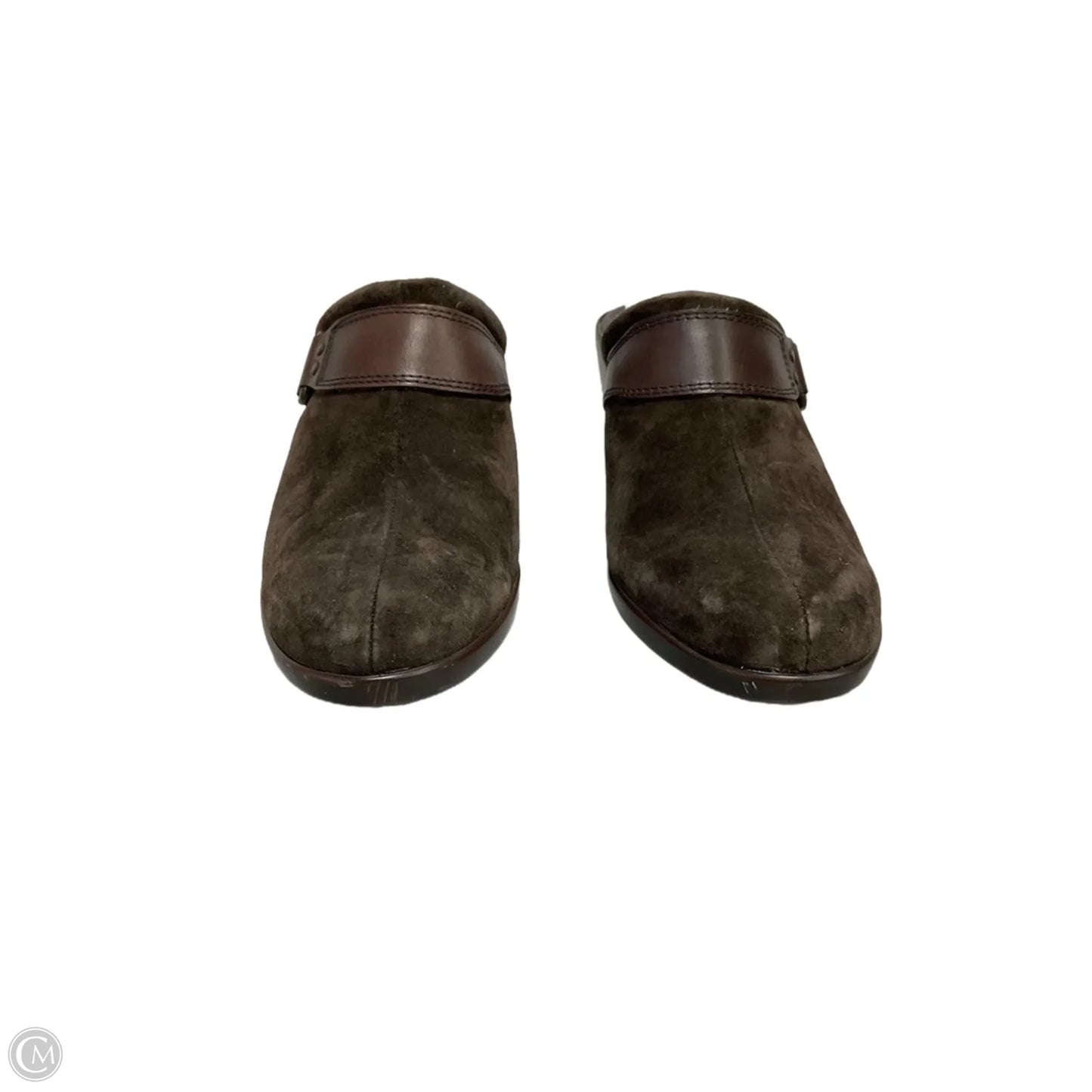 Shoes Heels Wedge By Nine West In Brown, Size: 10