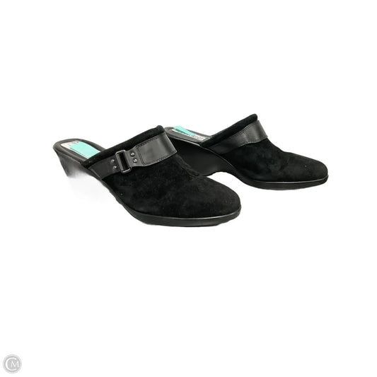 Shoes Heels Wedge By Nine West In Black, Size: 10