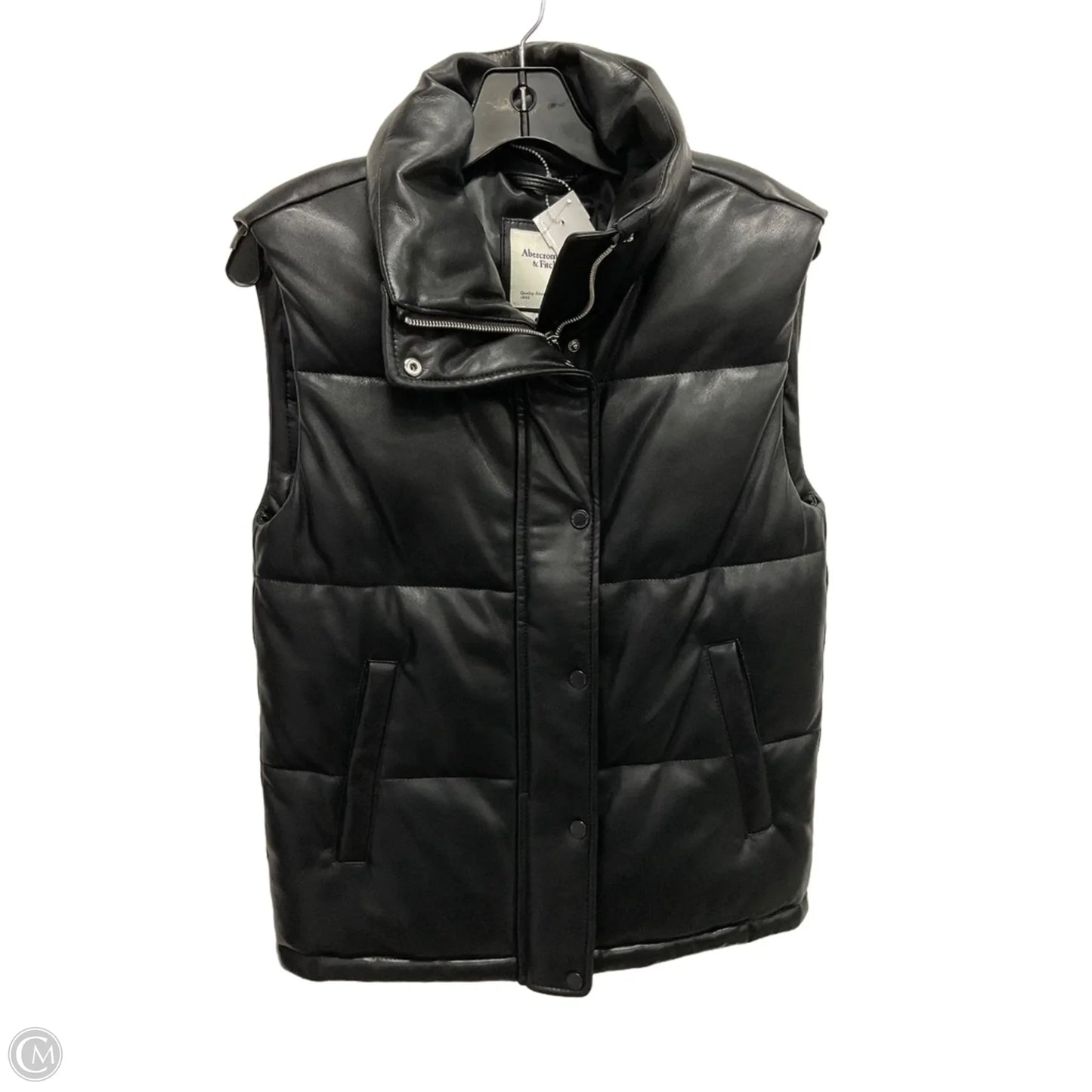 Vest Puffer & Quilted By Abercrombie And Fitch In Black, Size: Xxs