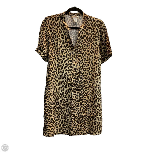 Dress Casual Midi By H&m In Animal Print, Size: Xs