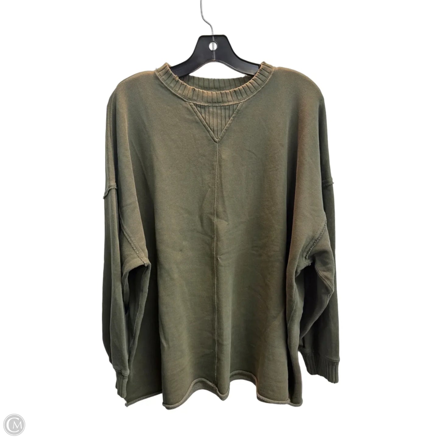 Sweatshirt Crewneck By Aerie In Green, Size: M