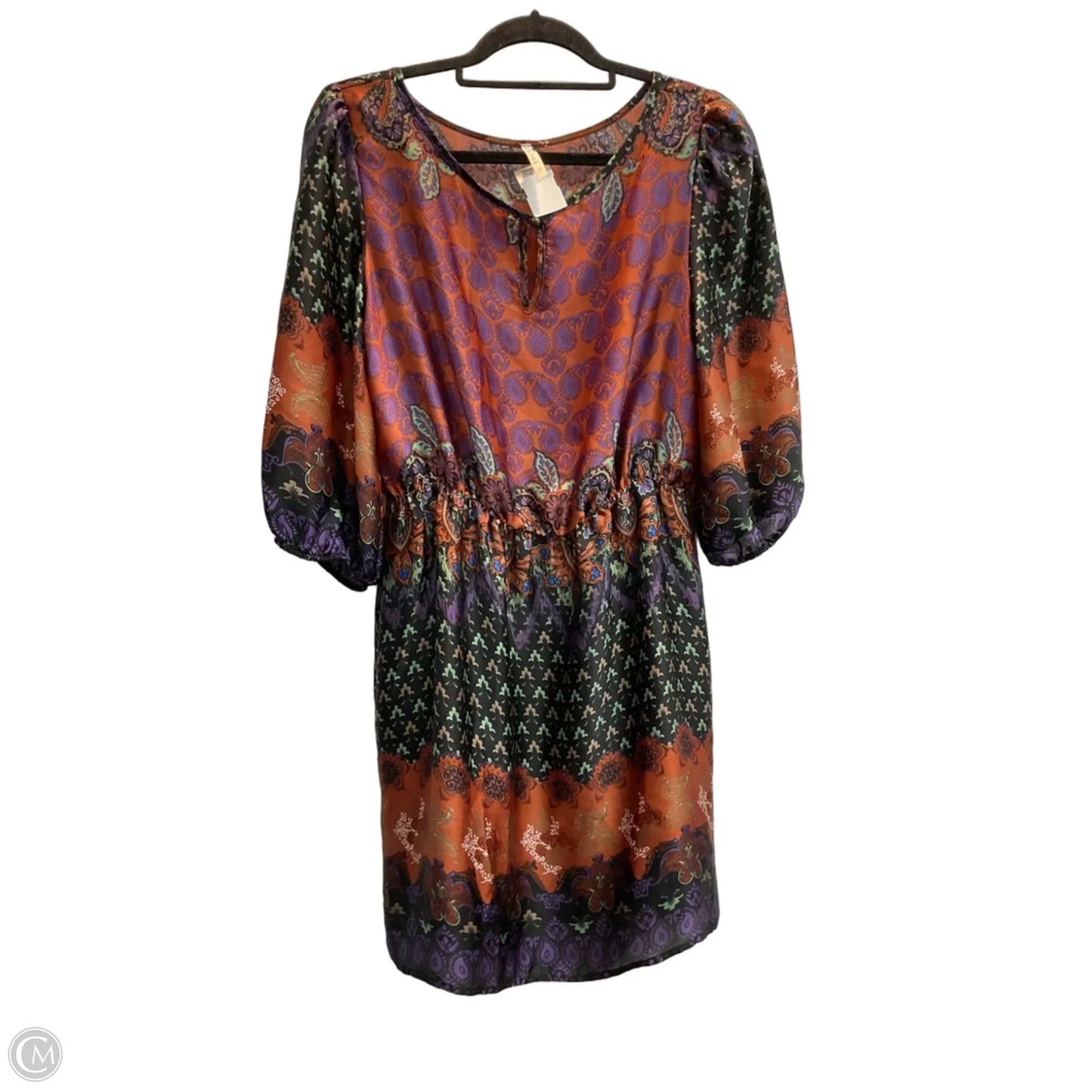 Dress Casual Short By Miami In Paisley Print, Size: M