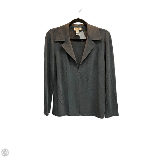 Jacket Shirt By Talbots In Grey, Size: S