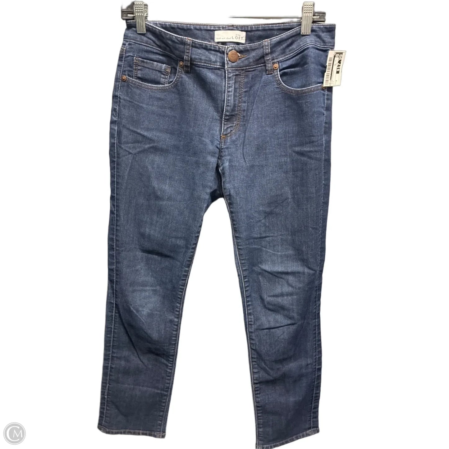 Jeans Straight By Loft In Blue, Size: 6